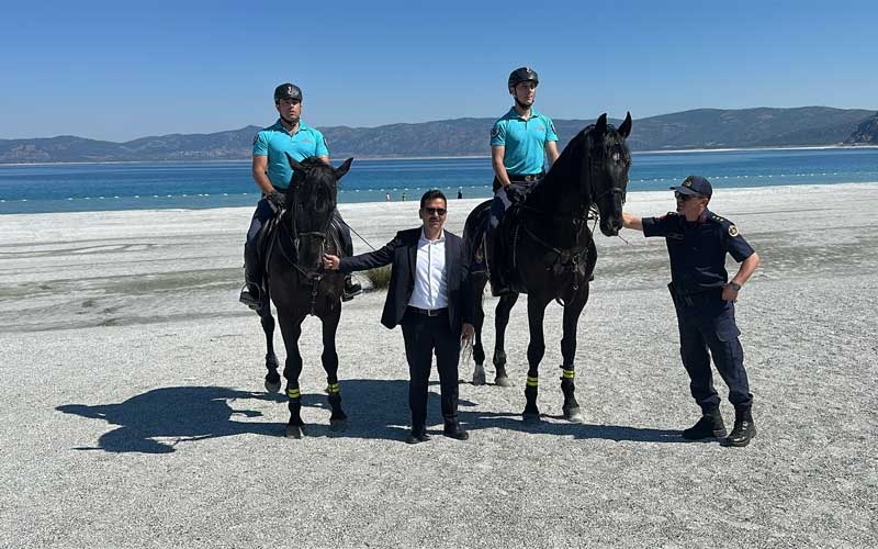 Salda Gölünün güvenliğini atlı birlikler sağlayacak