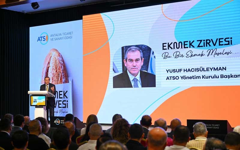 160 ülkenin sofrasına uzanan 'Ekmek meselesi' Antalya'da konuşuldu