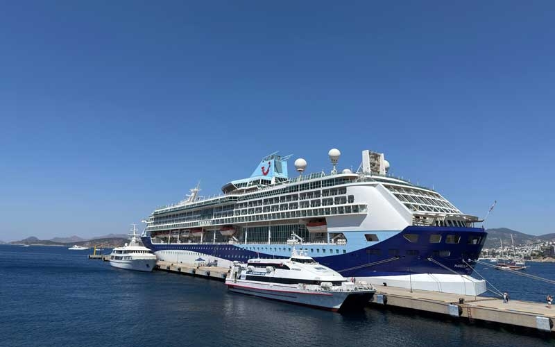 Bodrum’a turist akını; Deniz yoluyla 1760 turist geldi