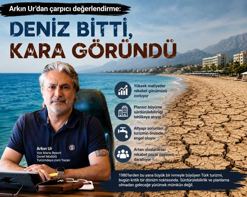 Turizmde deniz bitti kara göründü
