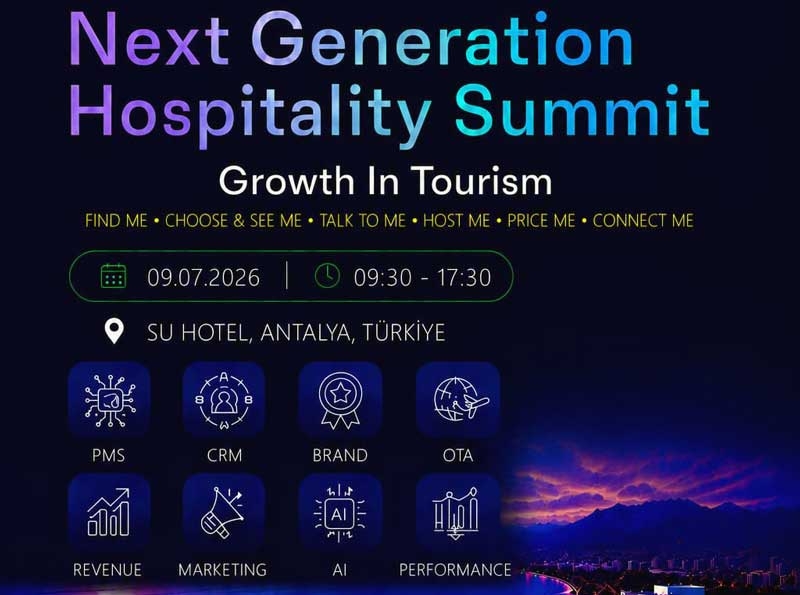 Next Generation Hospitality Summit, Antalya’da turizm teknolojileri ve büyüme stratejilerini masaya yatıracak