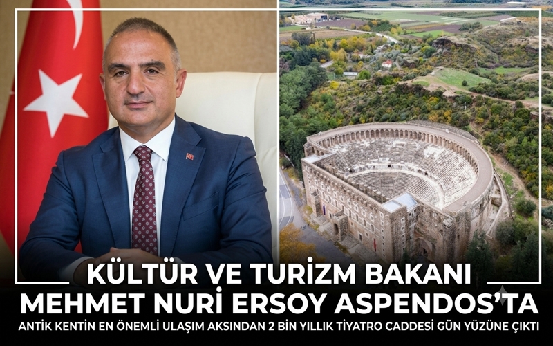 Aspendos’ta 2 bin yıllık tarih gün yüzüne çıktı