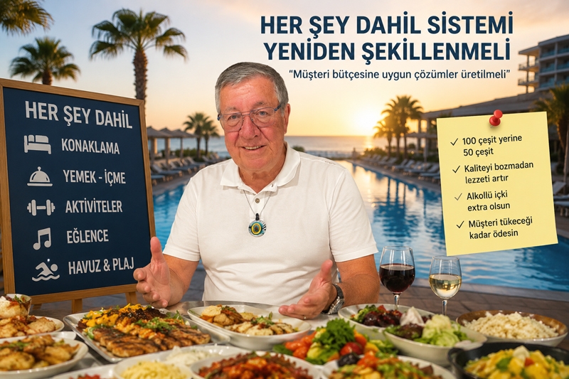 Kadir Uğur: ‘’Her Şey Dahilde 100 çeşit yerine 50 çeşide dönelim