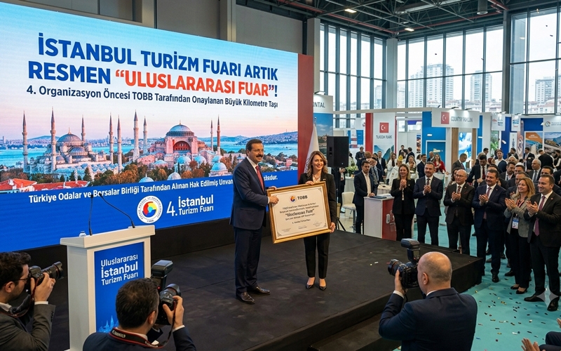 İSTANBUL TURİZM FUARI ULUSLARARASI FUAR ÜNVANI ALDI