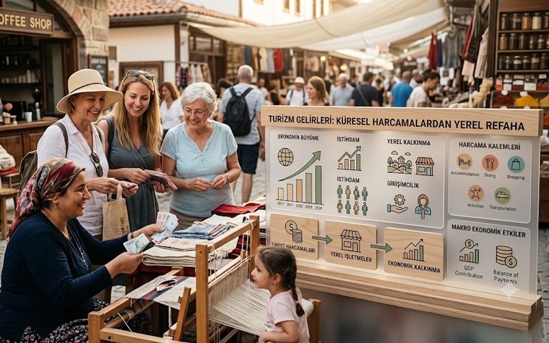 Turizm geliri geçen yılın aynı çeyreğine göre yüzde 2,6 azaldı