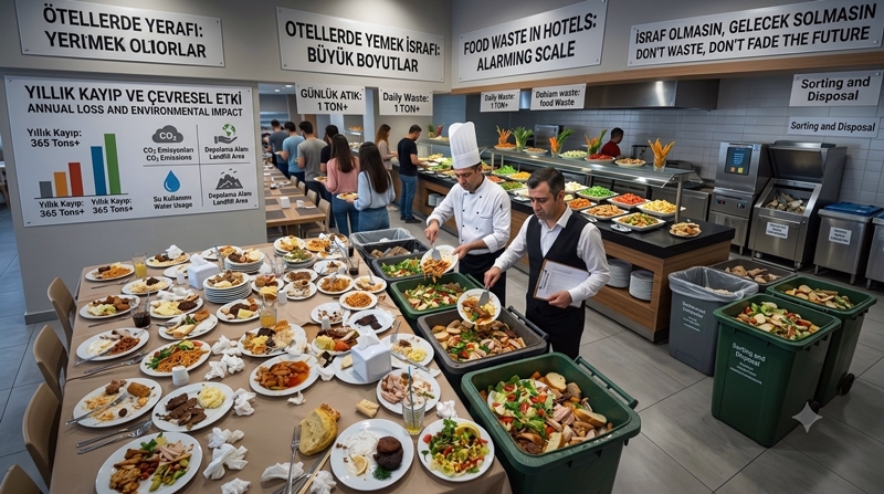 Otellerde israf çanları çalıyor