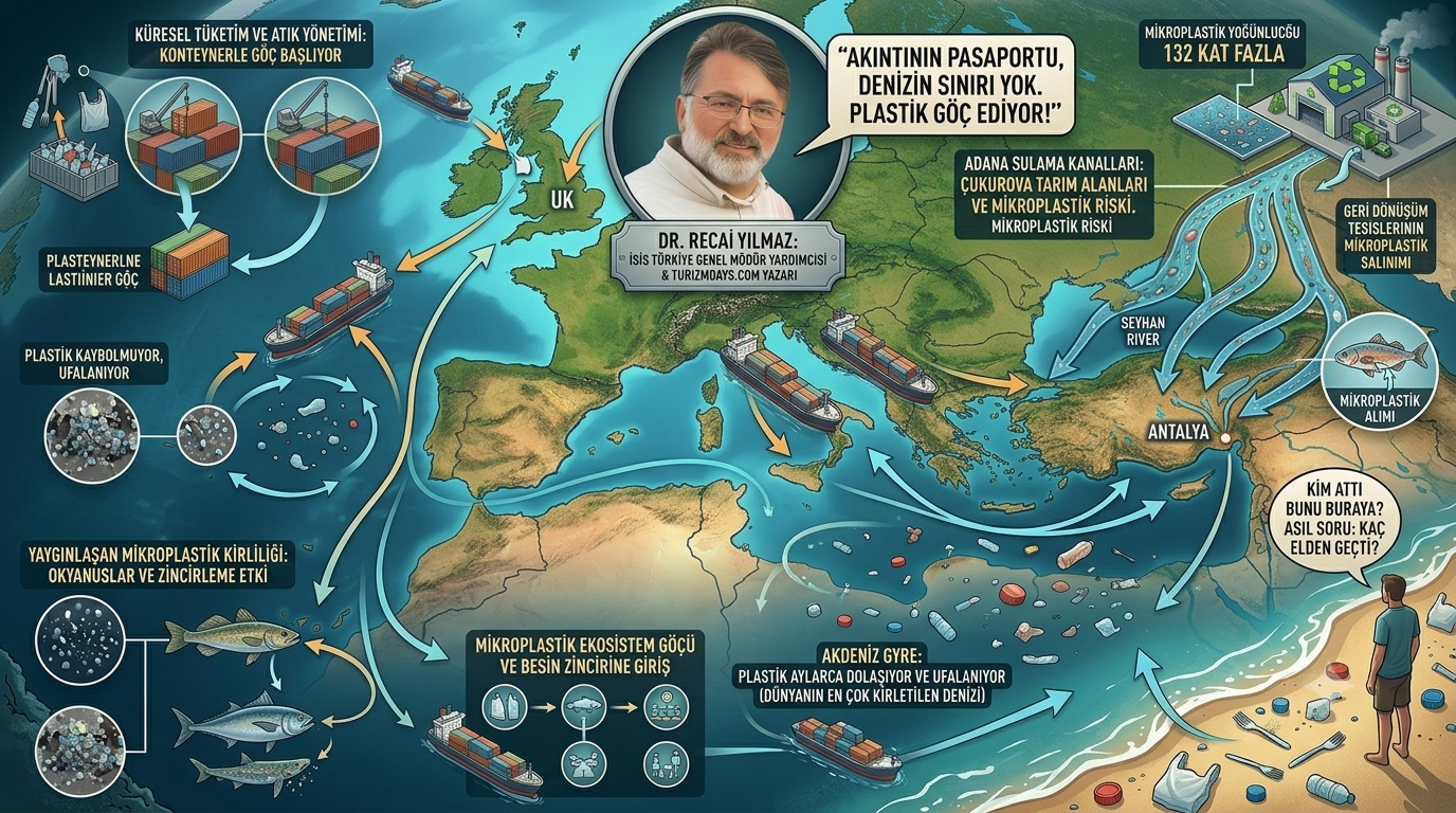 Dr. Recai Yılmaz: ‘’Plastik kaybolmuyor, göç ediyor’’