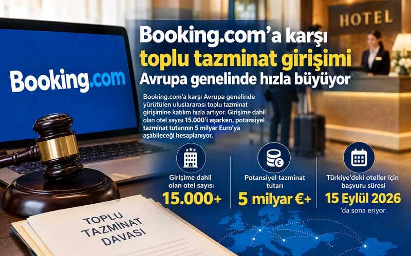 Otellerden Booking.com'a karşı 5 milyar Euroluk dava