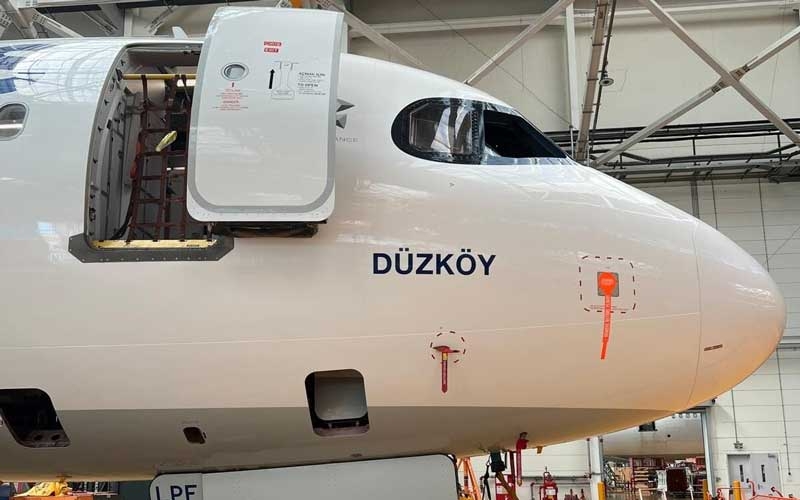 THY uçağına Bakan Uraloğlu'nun doğduğu ilçenin adı verildi