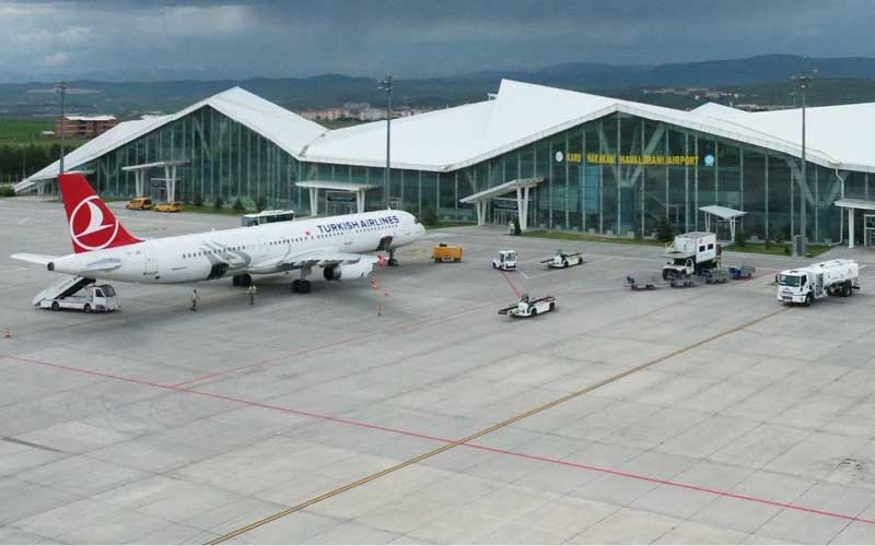 Kars Harakani Havalimanı’nda 8 ayda 423 bin yolcu trafiği