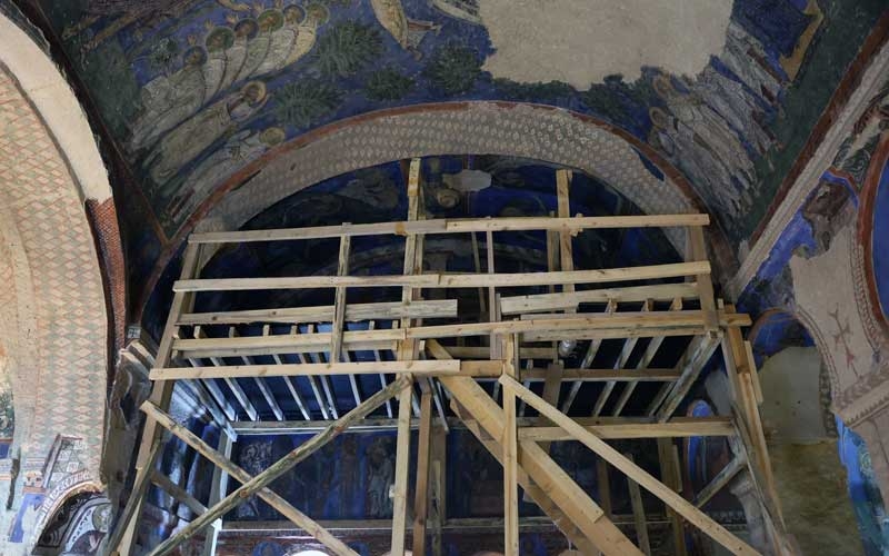 Kapadokya’daki duvar resimleri korunacak