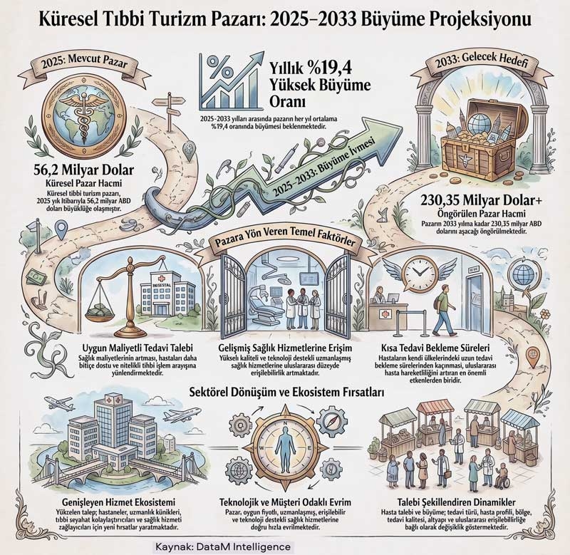 Tıbbi Turizm Pazarı, 230 milyar doları aşmaya hazırlanıyor