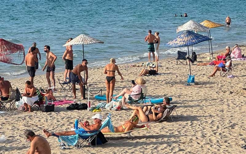 Ekim güneşi deniz keyfini uzattı
