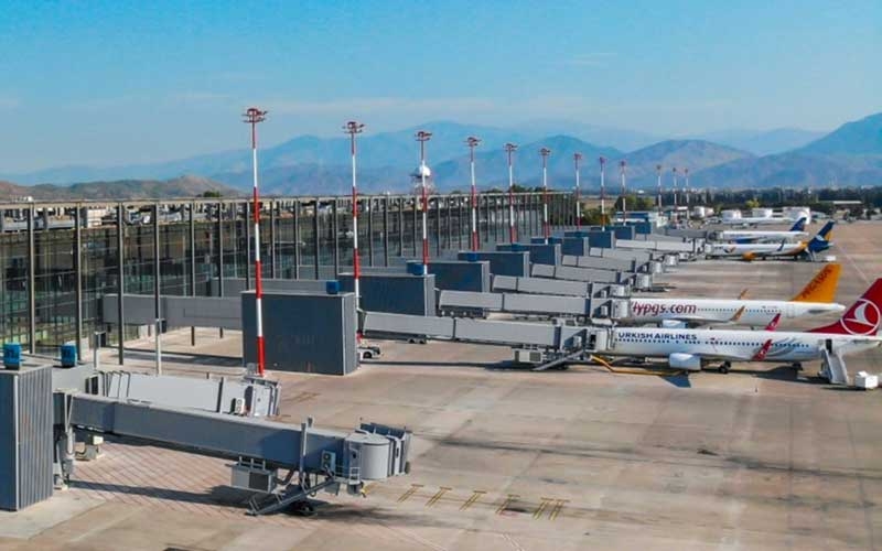 Dalaman havalimanında 9 ayda 4 milyon 571 bin yolcuya hizmet verildi