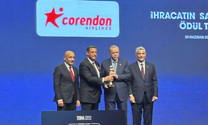 Corendon Airlines, Hizmet İhracatında Türkiye’nin İlk 10 Şirketi Arasında Yer Aldı