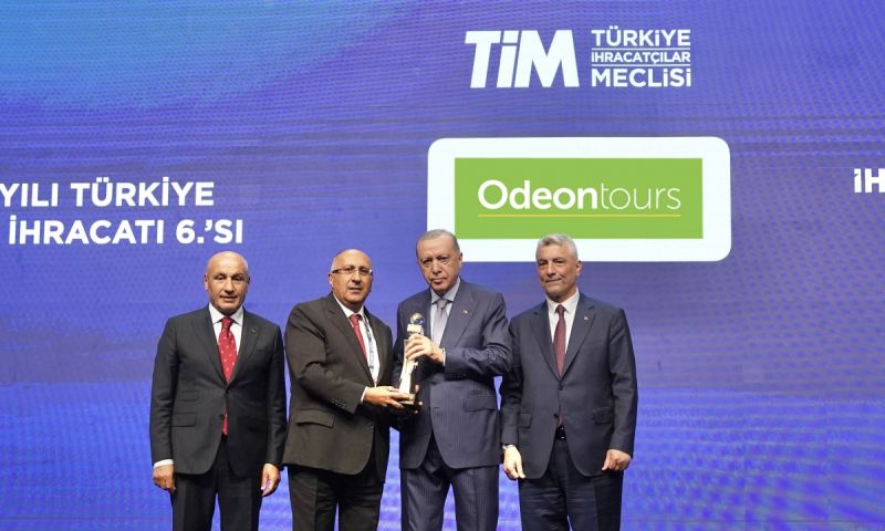 ODEON Turizm, TİM Ödülleri'nde Turizm  sektöründe bir numara