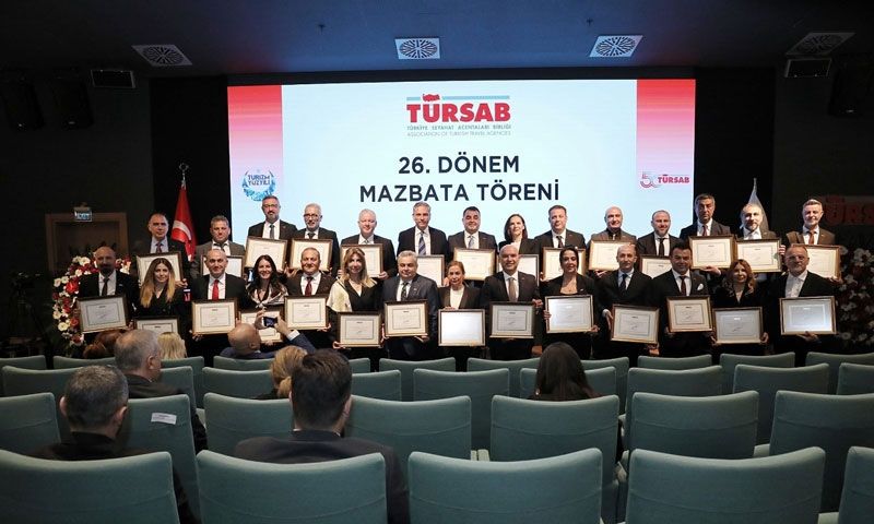 TÜRSAB 26. DÖNEM YÖNETİMİ MAZBATALARINI ALDI