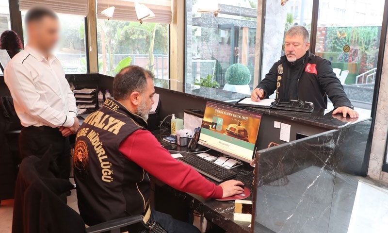 Antalya'da  792 konaklama tesisi denetlendi