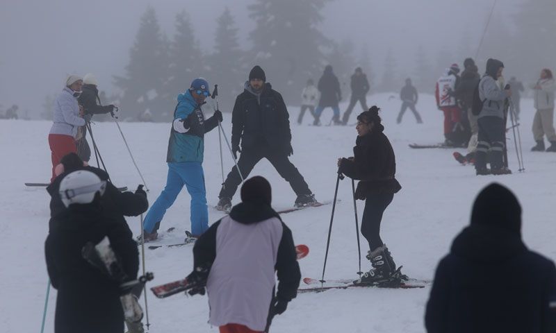 Uludağ'da rekor yoğunluk: 47 bin araç giriş yaptı