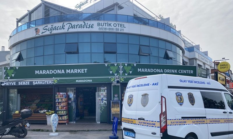 Otel odasında facia