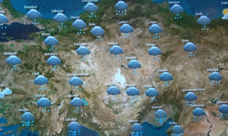 Bayram boyunca ülke genelinde yağışlı hava hakim olacak