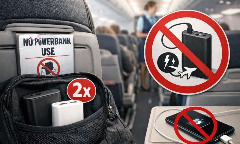 Uçaklarda resmen yasaklandı