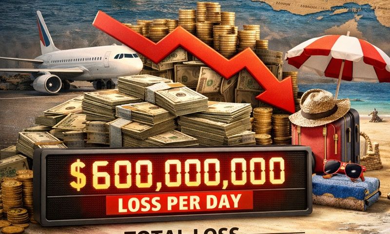 Savaş nedeniyle turizm sektörü günlük 600 milyon dolar kayıpla karşı karşıya