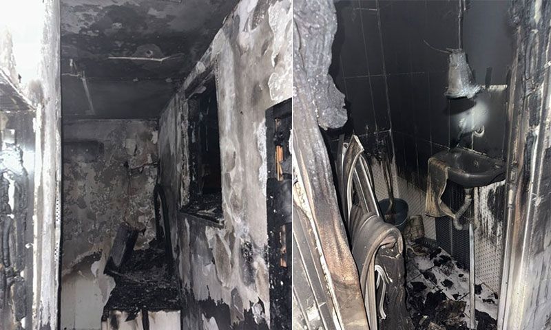 Otel odasında yangın: 3 kişi kurtarıldı