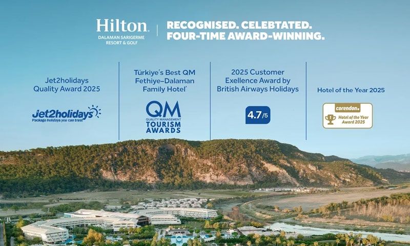 Hilton Dalaman Sarıgerme Resort & Golf’e Uluslararası Ödül Yağdı
