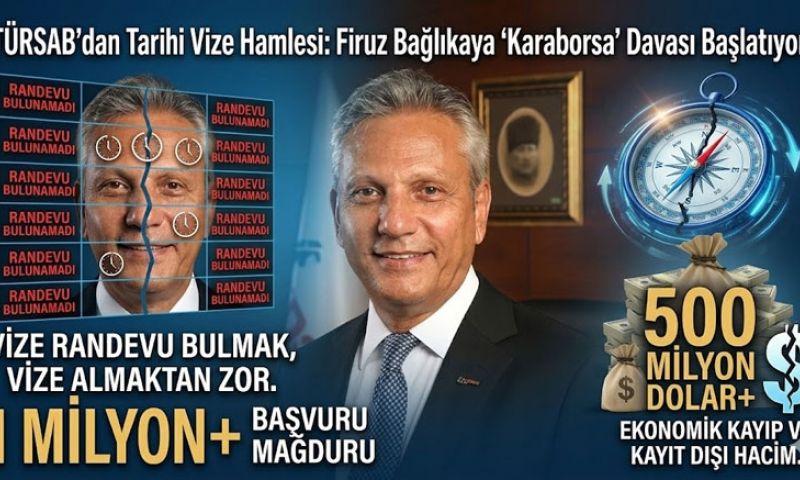 TÜRSAB Başkanı Bağlıkaya: ‘’Vize süreçleri ‘karaborsa’ sistemine dönüştü’’