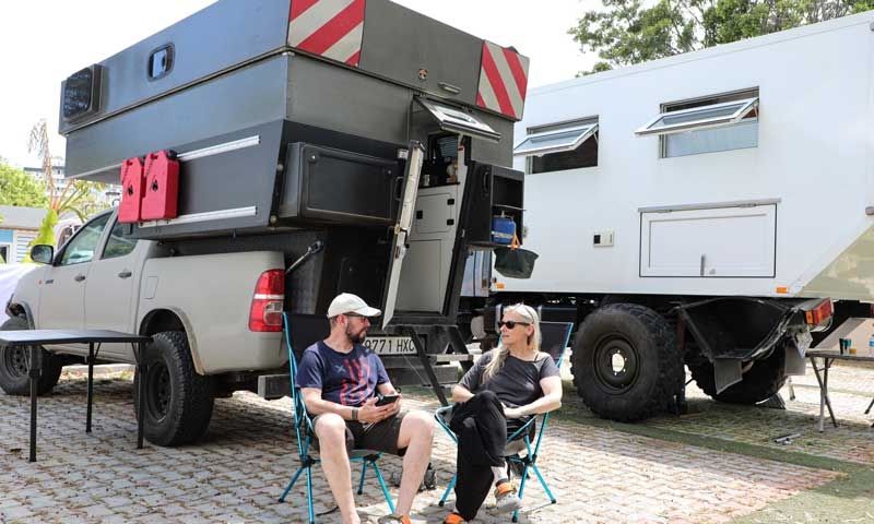 Karavan tutkunlarının bayram rotası Antalya oldu