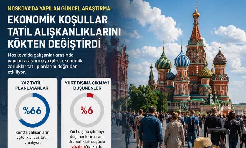 Rusya'da ekonomik koşullar tatil alışkanlıklarını kökten değiştirdi