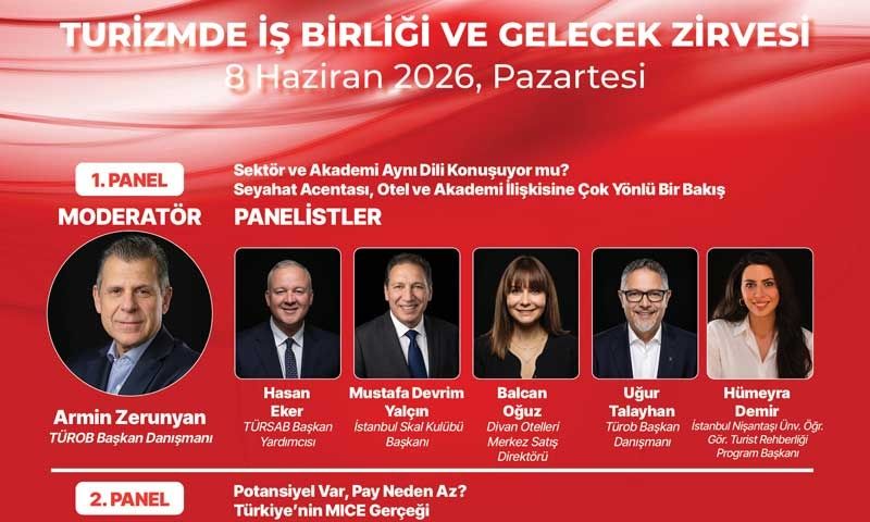 Turizmde İş Birliği ve Gelecek Zirvesi İstanbul'da yapılacak