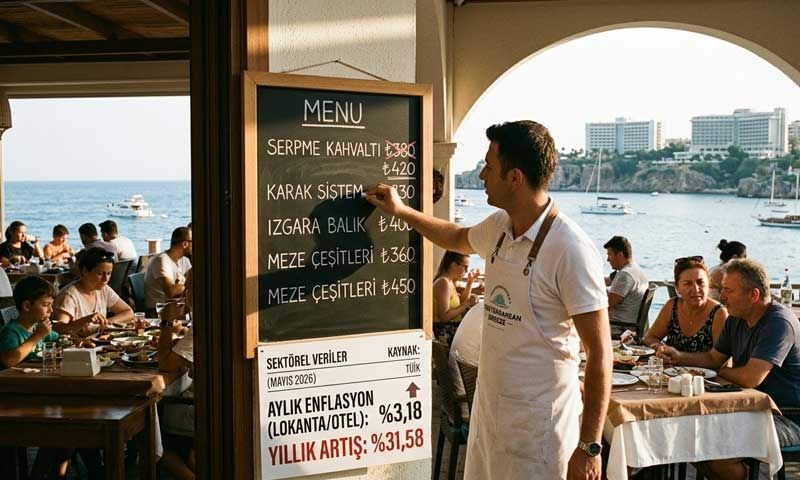 Otellerde aylık enflasyon yüzde 3,18 oldu