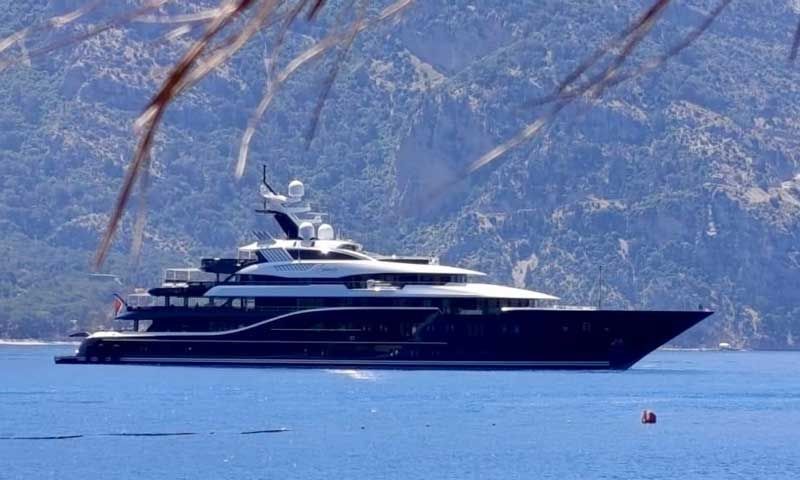 150 milyon dolarlık yüzen saray Bodrum'da
