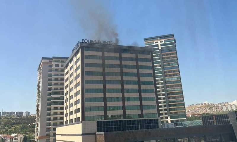 Four Points By Sheraton Otel'de yangın: 10 kişi dumandan etkilendi