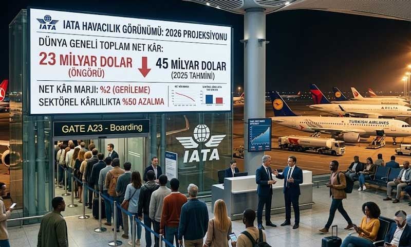 Havacılıkta 45 Milyar Dolarlık kâr hedefi 23 Milyar Dolara geriledi