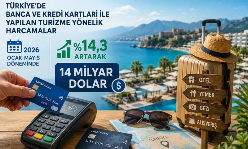 Turizme yönelik kartlarla 14 milyar Dolar harcandı