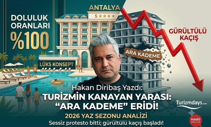 Hakan Diribaş: ‘’Otelcilikte personelin sessiz istifası bitti, gürültülü kaçışı başladı