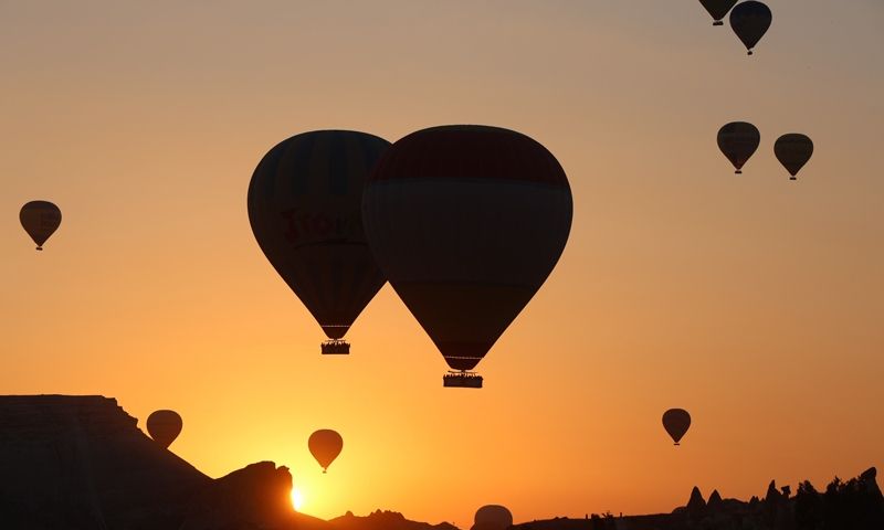  6 ayda 306 bin turist balonla Kapadokya'yı kuş bakışı izledi