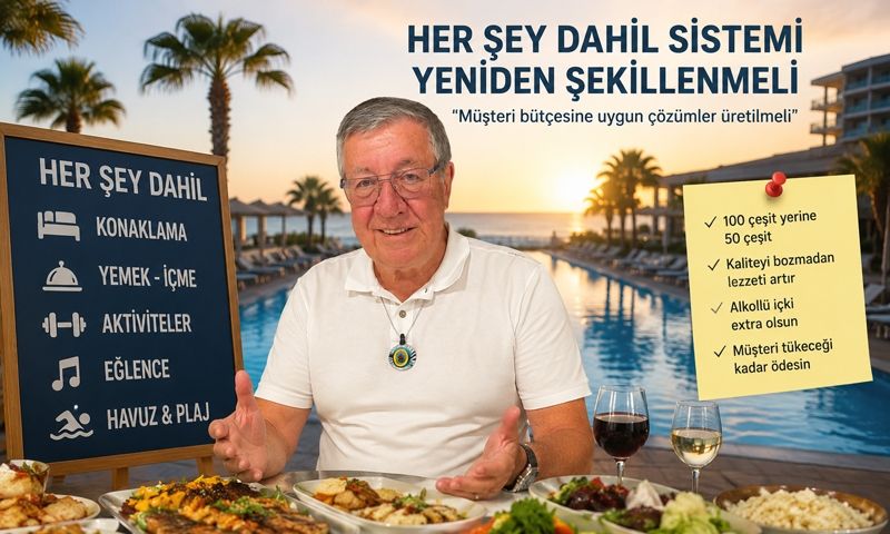 Kadir Uğur: ‘’Her Şey Dahilde 100 çeşit yerine 50 çeşide dönelim
