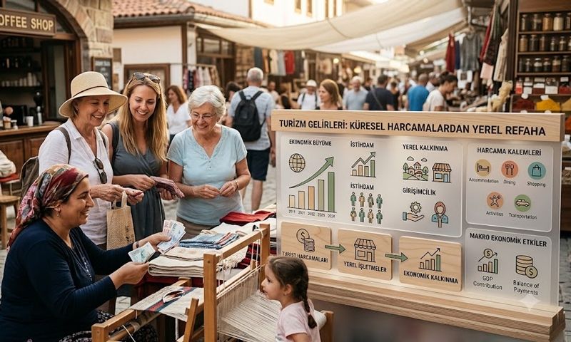 Turizm geliri geçen yılın aynı çeyreğine göre yüzde 2,6 azaldı