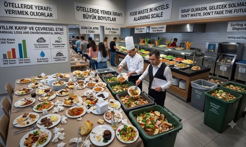 Otellerde israf çanları çalıyor