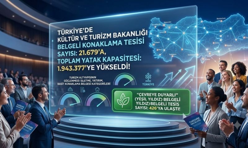 Türkiye'de konaklama kapasitesi 2 milyona yaklaştı