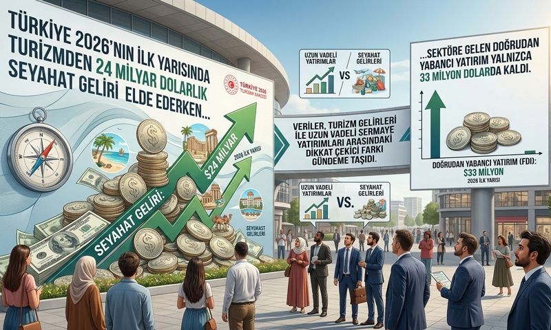 Turizmden gelir artıyor ama sermaye gelmiyor
