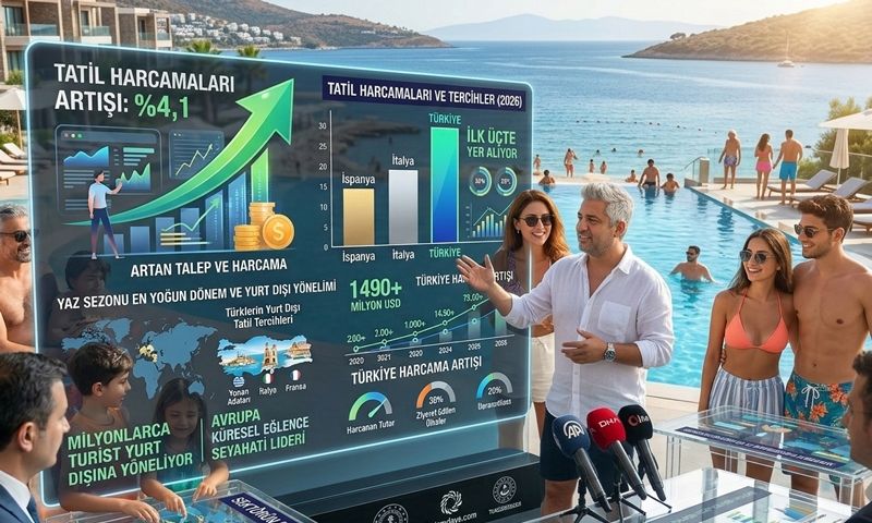 Türkiye tatil amaçlı seyahat harcamalarında Avrupa’nın en güçlü pazarları arasında yer alıyor