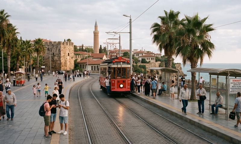 Antalya Nostalji Tramvayının sesi sustu 