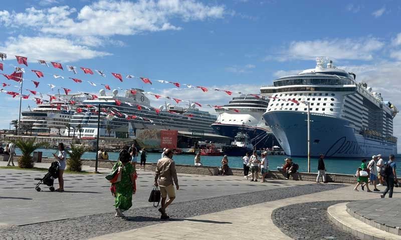 4 kruvaziyerle 11 bin 811 turist geldi